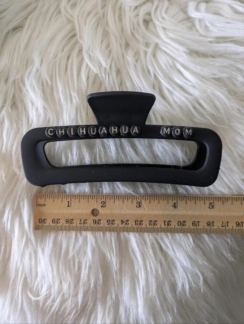 Chihuahua Mom Dog Mom Hair Clip Claw Style Handcrafted | NWT